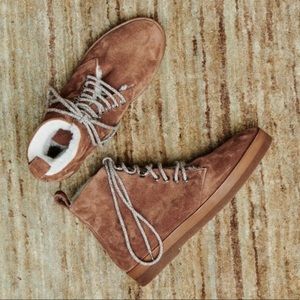 Jenni Kayne Canyon Genuine Shearling Lined Boots Size 37